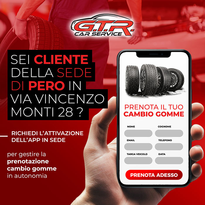 Prenota il cambio gomme presso 